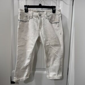 Grace Ivory Women's Cropped Jeans